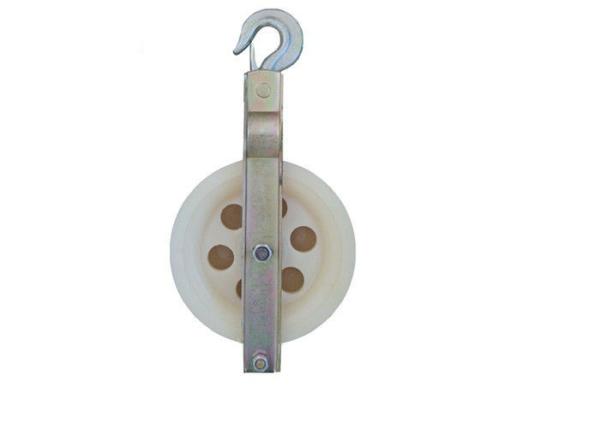 Cheap Single Sheave Cable Pulling Pulley With Hook For Stringing Cable Conductor for sale