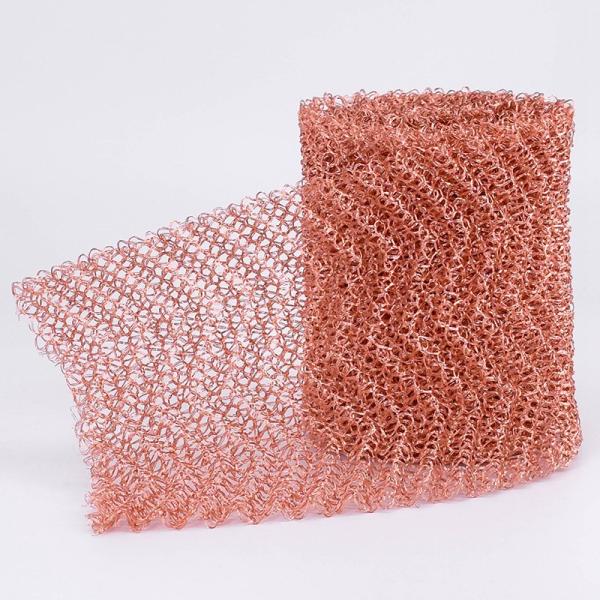 Cheap Red copper mesh filter, column mounted, wire mesh filter for distillation for sale