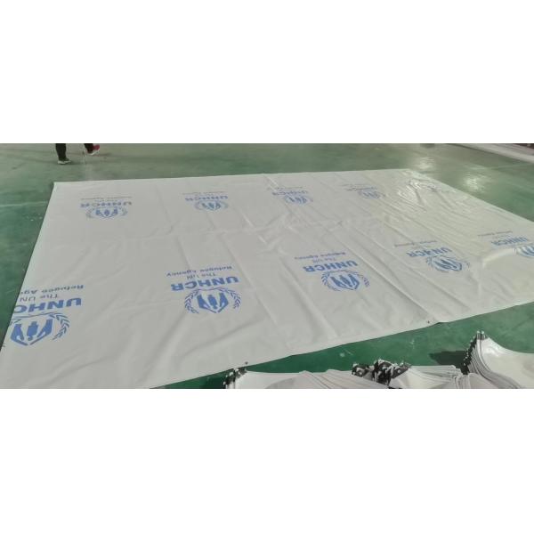 Qualified Greenhouse Transparent Grid Tarpaulin 3*3mesh,150gsm Warm Keep Tarpaulin Sheet