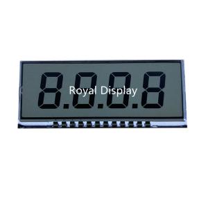 China Custom Digit Segment Odometer VA Transparent LCD Screen Display White LED Backlight on sale