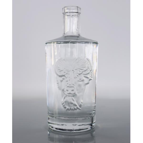 0.7L 0.75L Neos Fancy Glass Liquor Bottles With Cork Neck