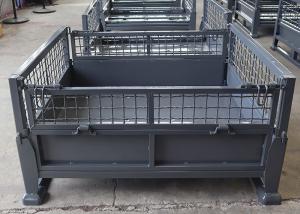 China 1.5T Load Collapsible Wire Pallet Cages Pallet Container Customized on sale