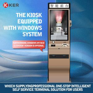Best KER smart hotel self-check-in machine facial recognition system service terminal self-check-out all-in-one wholesale
