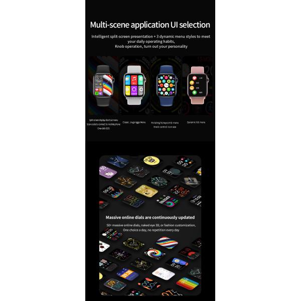 New High quality HW18 1.6inch screen bluetooth call smart watch