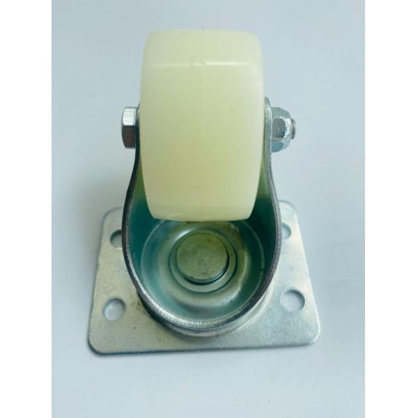 Plate Fat Nylon Rotating Wheel Caster With Zinc Plated 1.5 Inch 2 Inch 2.5 Inch 3 Inch