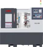 Slant Bed CNC Turret Lathe With C Axis Live Tooling Collet Chuck