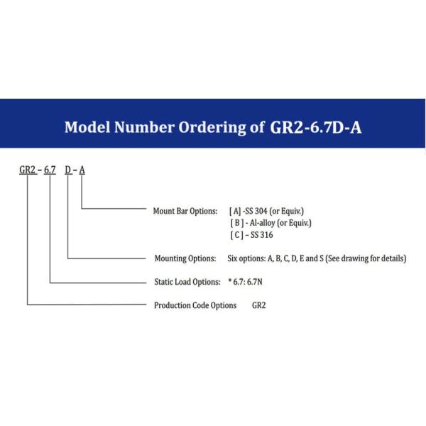 Compact Wire Rope Isolator for Handmade Aerial Photography Camera Gimbal GR2-6.7D-A