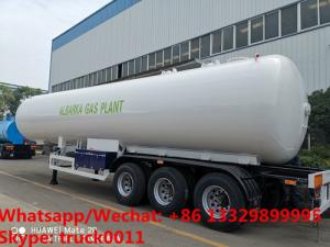 China Factory sale best price CLW brand 20tons propane gas tank semitrailer for sale, HOT SALE! 49.6m3 lpg gas tank trailer on sale