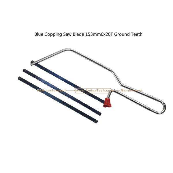 Blue Copping Saw Blade 153mm6x20T Ground Teeth Cutting wood,Plastic,Low-hardness metal