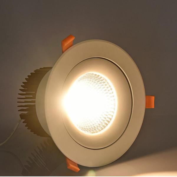 cct 4000k 2500lm adjustable led downlight 30w 230v with 145mm 158mm cutout