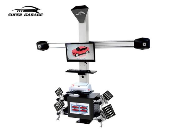 Cheap 3D Truck Wheel Alignment Machine Manually Adjust Beam Multi Language With HD Cameras for sale