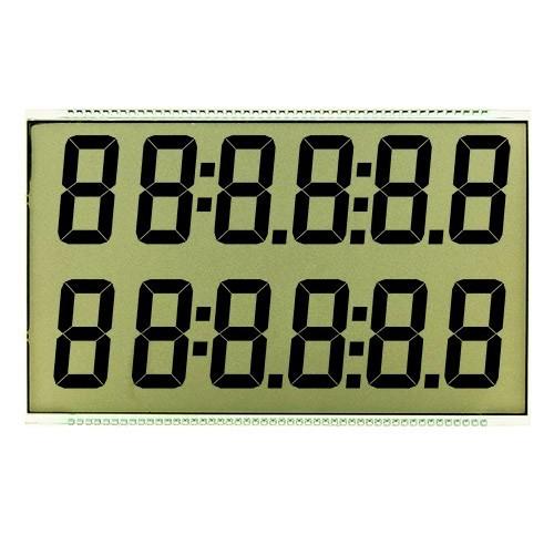 Cheap Seven Segment Display Module Customized TN Gray Character Small LCD Display With Pin for sale