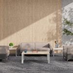 Support customization Minimalist Design Coffee Table Rectangular for Reception