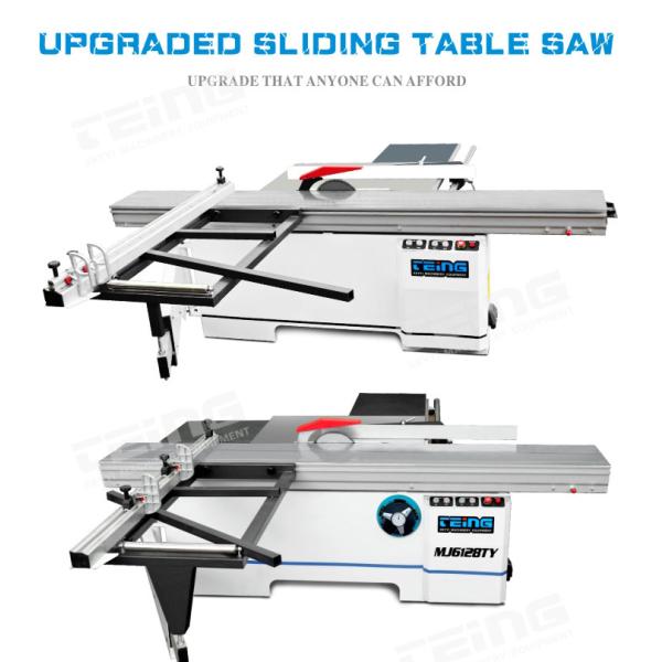 Precision Panel Saw MJ6130TY with 7000/8000 rpm Scoring Saw Spindle Speed and 4KW Motor