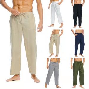China                  Men′s Casual Linen, Cotton and Linen Trousers              on sale