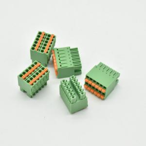 Screwless 3.5mm pitch pluggable spring clamp terminal block HEADER