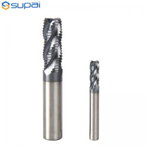 Best Grinding Machine Roughing End Mill Corrugated Edge 35 Degree Helix Angle wholesale