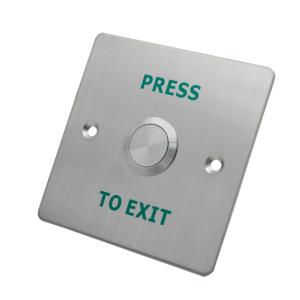 China NO / NC Access Control Exit Button Two Contact Output OEM / ODM Service on sale