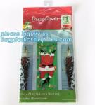 China supplier Party Accessory Happy Christmas House Decoration Door Cover door
