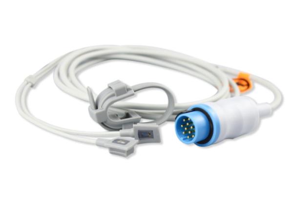 Commercial Reusable Spo2 Sensor Neonate Silicone Wrap Spo2 Probe Sensor 12 Pin