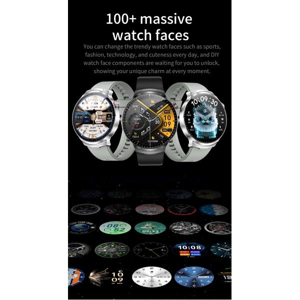 TWS Smart Watch with Wireless Earbuds 1.85 quot IPS Screen BT 5.0 Heart Rate Blood Pressure Chipset