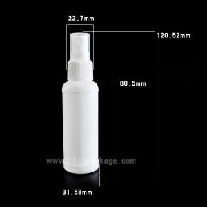 Best Hebei Shengxiang HDPE material 60ml cosmetic plastic spray bottle wholesale