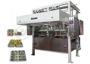 Best Low Noise Pulp Tray Making Machine / Paper Corner Protector Forming Equipment wholesale
