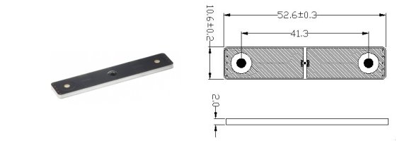 902-928 MHz EPC C1Gen2 Protocol Anti Metal RFID Hard Tag