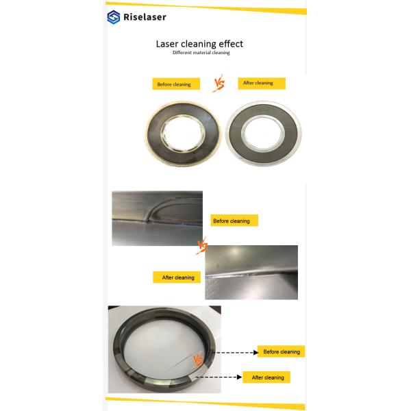 50W 100W 200W Portable Laser Cleaning Machine Rust Remover Device