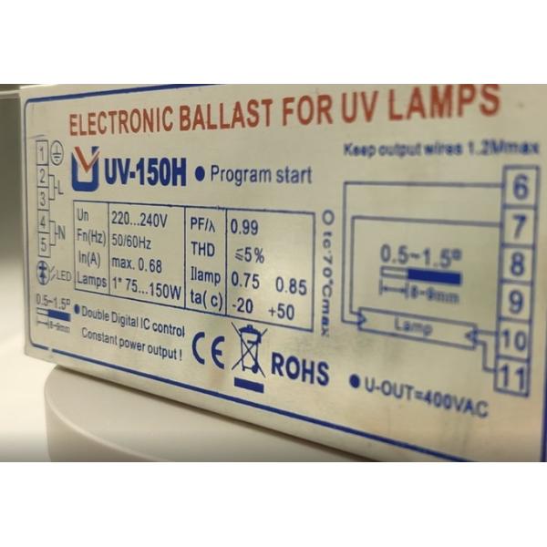 220V 150W UVC Light Ballast For U810 / Z1554 Lamp Supporting Ballast