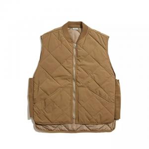 Best                  Winter Solid Men&prime; S Diamond Quilted Zipper Sleeveless Jacket Vest              wholesale