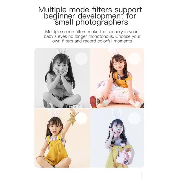 Mini Camera Kids Camera 1080P HD Digital Video Camera Kids Digital Camera With Silicone Unicorn Case Camera for Kids