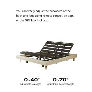 China Steel Electric Foldable Bed Wireless Remote Control Adjustable Rollaway Bed on sale