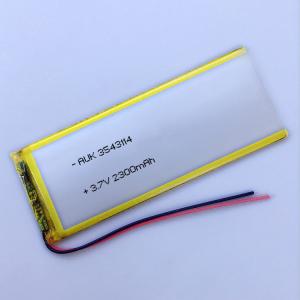 China 3.7V 2300mah Lithium Polymer Battery Cell For Interphone Navigator on sale