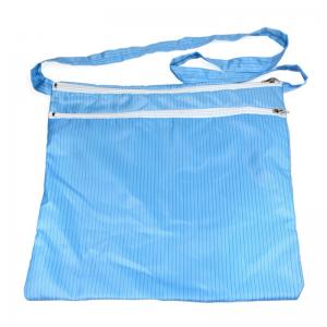 China Workwear Cleanroom ESD Clean Room Polyester Bag ESD Ziplock Fabric Bag esd Bags Anti-static Bag on sale