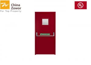 China Gal. Steel Powder Coated Fire Rated Exterior Doors/ 1 Hour Rated Insulated Fire Door on sale
