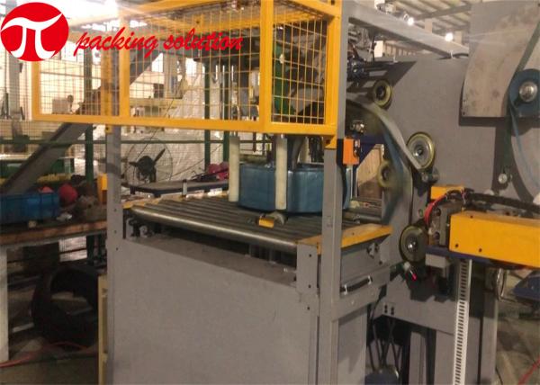 Cheap Automatic Plastic Coil Packing Machine With Circumferential Labeling Stacking System for sale