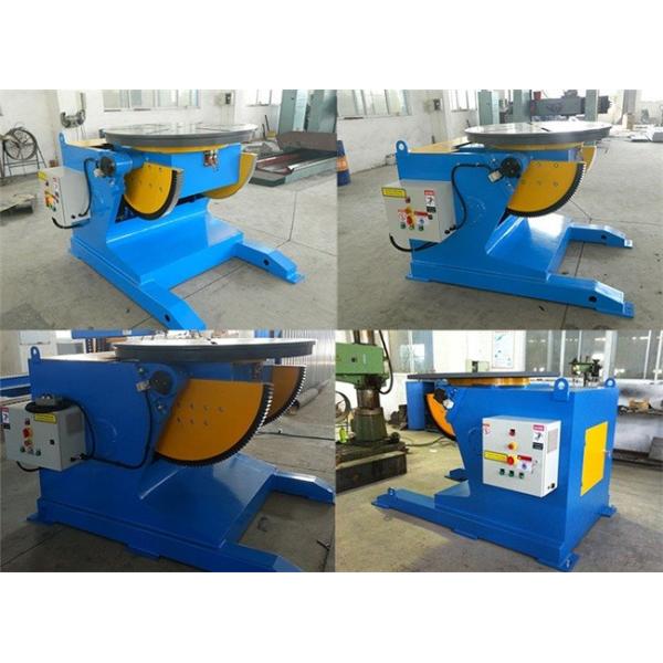 2 T Pipe Welding Positioners , 90° Tilting Angle CE Welding Rotary Positioner