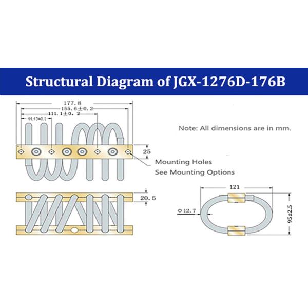 Circular Wire Rope Isolators Stainless Steel Compressor Aerospace Launcher