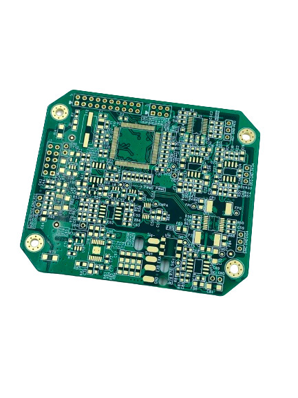 Custom Multilayer FR4 High Frequency Pcb With OSP And Black Screen Printed Test Fixture
