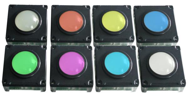 Cheap IP65 static 38mm Mechanical Trackball Module with touch changeable chameleon backlight for sale