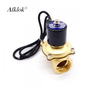 Best 12 Volt Water Fountain Solenoid Valve 40mm With BSP Connector 0-10 Bar wholesale