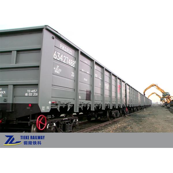 Intermodal Spine Flatbed Railroad Car Train 1520mm Broad Gauge 78t Load