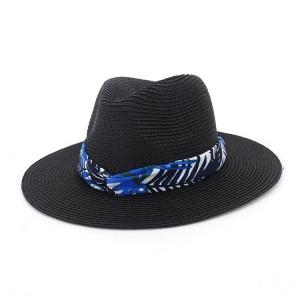 China Dame Top Hats Men Straw Women Straw Hat Men Sombrero Sun Protection Straw Hat with Ribbon on sale