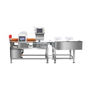 China Advanced Digital Signal Processing Easy Operation High Speed Combo Metal Detector And Checkweigher For Sliver Products on sale