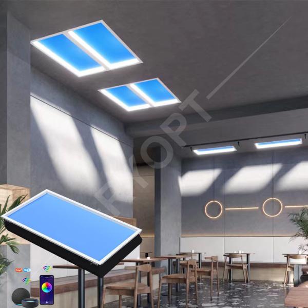 Cheap Practical 200W Artificial Daylight Panel 120x60 RGB Recessed Mounted for sale