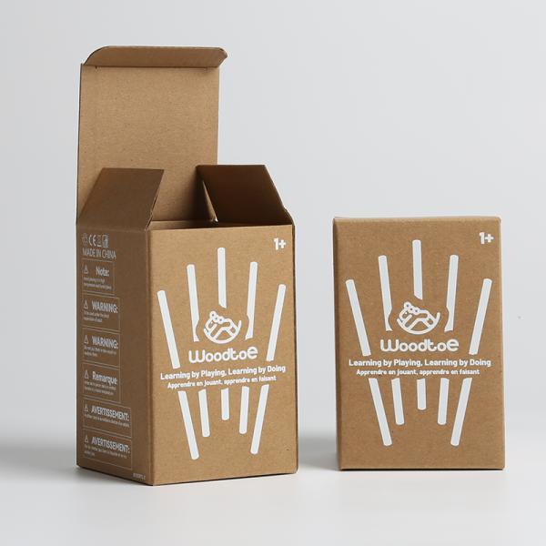 Tuck End Paper Box Packaging Mailer Box Silk Screen Printed Logo With Handle Design