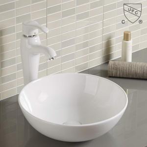 Best Ceramic Flat Wash Basin Antique Bathroom Vessel Style Matt Color Art Basin wholesale