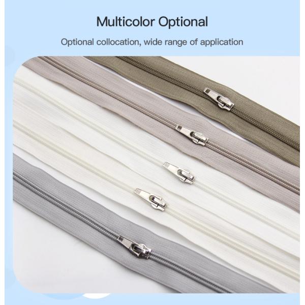 Zipper Long Chain Customized 5 Zipper Chain with Logo Zip Binder for Pillow Tent Bags Nylon Zipper