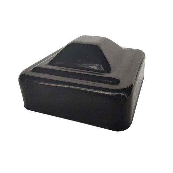 2'' 3" 4" Square Fence Post Caps 115mm 135mm 150mm Powder Coated Black Anti-Uv